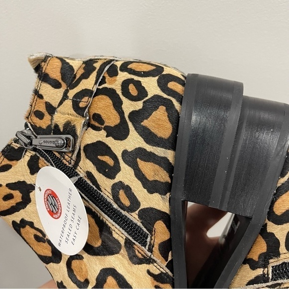 Blondo Tami Waterproof Moto Bootie Leopard Print Size 8.5 - Picture 10 of 12